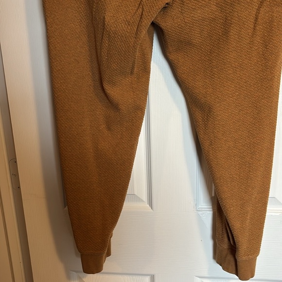 Lululemon Warm Down women’s brown textured jogger sweatpants size 12 - Picture 7 of 10